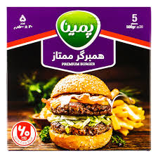همبرگر ممتاز 60% گوشت 500 گرمي کاله