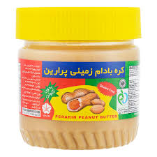 کره بادام زميني جار دهانه گشاد پت 250 گرمي پرارين