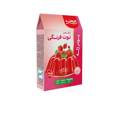 پودر ژله توت فرنگي 100 گرمي فرمند