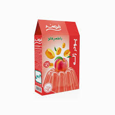 پودر ژله هلو جعبه مقوايي 100گرمي فرمند
