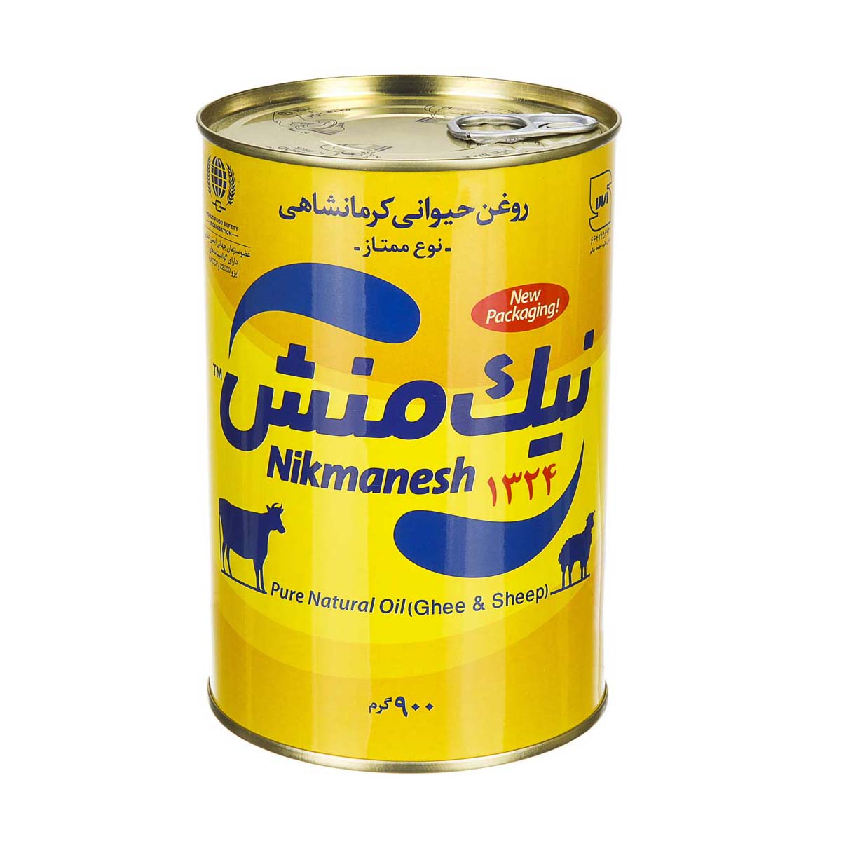 روغن حيواني کرمانشاهي ممتاز 900 گرمي نيک منش