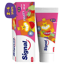 خمير دندان کودک سيگنال مدل Fruity Flavour حجم 50 ميلي ليتر