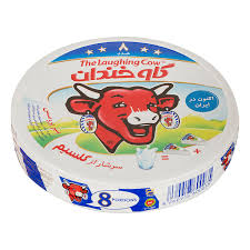 پنير پروسس گاو خندان 8 عددي 120 گرمي
