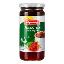 مربا توت فرنگي 300 گرمي مهرام