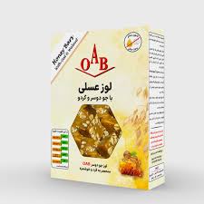 لوز عسلي با جودوسر و گردو OAB