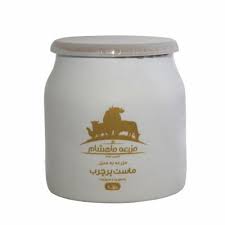 ماست پاستوريزه همزده پر چرب ظرف پت 1000 گرمي مزرعه ماهشام