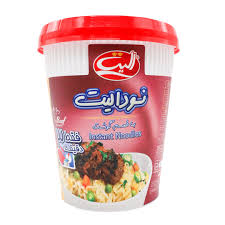 ماکاروني نيمه آماده با طعم گوشت ليوان کاغذي 65 گرمي اليت