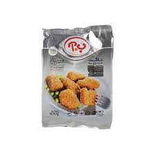 ناگت مرغ 70 درصد گوشت 450 گرمي ب.آ