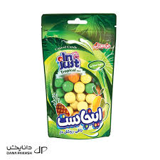 دراژه تافي روکش دار پاکتي اينجاست مخلوط استوايي 140گ