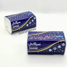 دستمال کاغذي دو لايه سيگنال مدل اقتصادي 250 برگي
