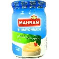 سس مايونز بدون تخم مرغ 255 گرمي مهرام