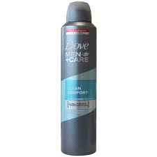 اسپري ضدتعريق مردانه داو مدل Clean Comfort حجم 250 ميلي ليتر