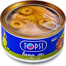 تن ماهي در روغن زيتون تاپسي 180 گرمي
