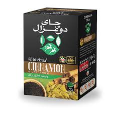 چاي سياه هل و دارچين دوغزال 400 گرمي
