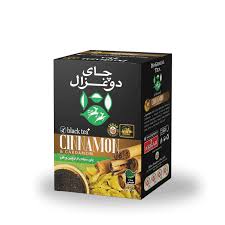 چاي طعم دار دارچين و هل 100 گرم دوغزال