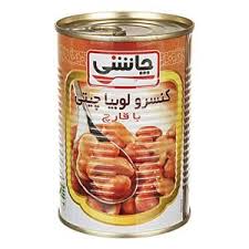 چاشني کنسرو لوبيا چيتي با قارچ430گ