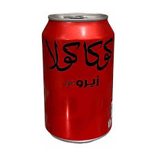 نوشابه قوطي کوکا زيرو 330 ميل