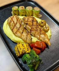 استيک سينه مرغ و سبزيجات 1 کيلويي