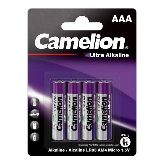 باتري نيم قلمي کمليون مدل Ultra Alkaline بسته 4 عددي