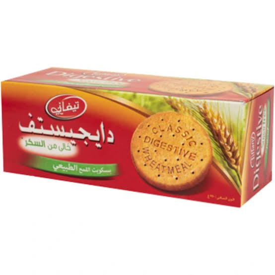 بيسکويت دايجستيو رژيمي تيفاني 225 گرمي