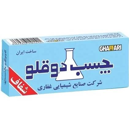 چسب دو قلو شفاف غفاري