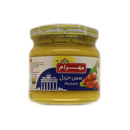 مهرام سس خردل شيشه 200گ