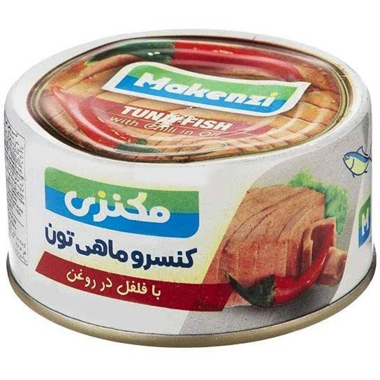 کنسرو ماهي تن فلفلي مکنزي 180 گرم