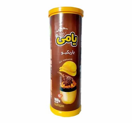 چيپس سيب زميني يامي با طعم باربيکيو 180 گرم