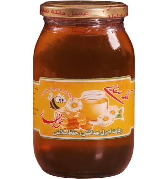 عسل با موم ملکه صفايي خوانسار 200 گرمي