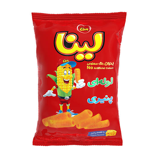 اسنک لوله اي پنيري لينا 80 گرم