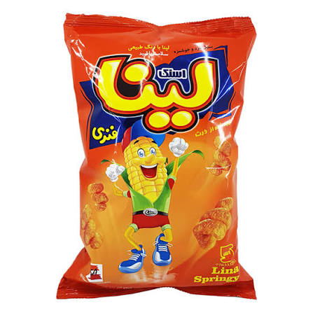 اسنک فنري پنيري لينا 85 گرم