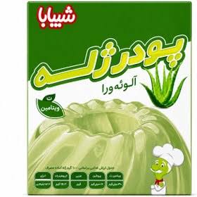 پودر ژله شيبابا آلوئه ورا 100 گرم جعبه مقوايي