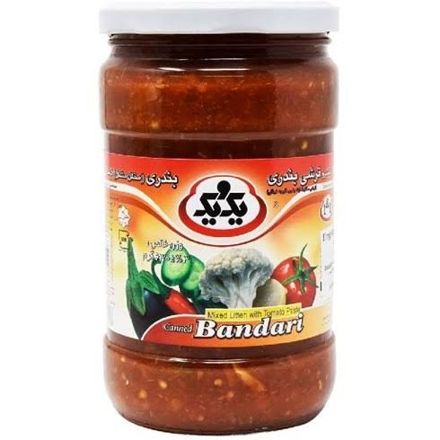 ترشي بندري يک و يک 640 گرم شيشه