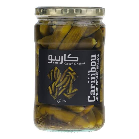 ترشي خيارشور کاريبو ممتاز 670 گرم