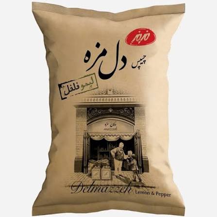 چيپس دل مزه ليمو فلفل مزمز 90 گرم
