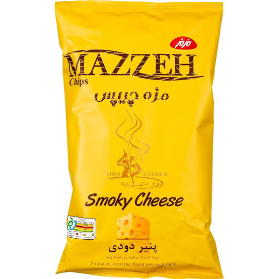 چيپس مزه پنير دودي مزمز 60 گرمي