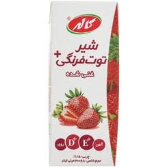 شير توت فرنگي نيم چرب کاله 200 ميلي ليتر