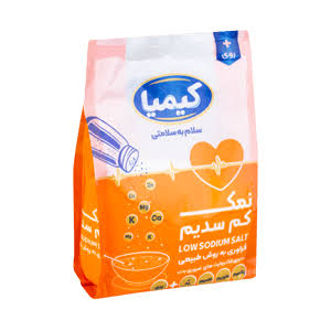 نمک کم سديم کيميا 500 گرم حاوي پتاسيم و روي