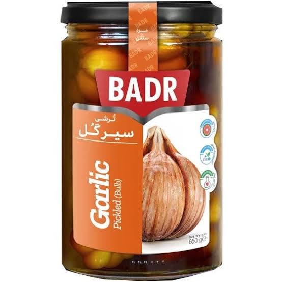 ترشي سيرحبه قهوه اي شيشه 650 گرمي بدر