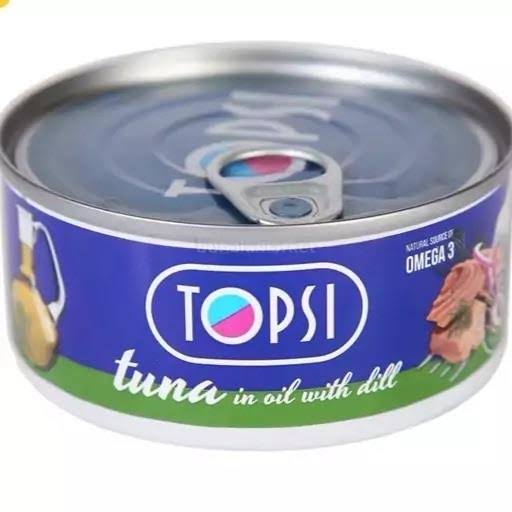 کنسرو فيله ماهي تن در روغن گياهي تاپسي 180 گرم
