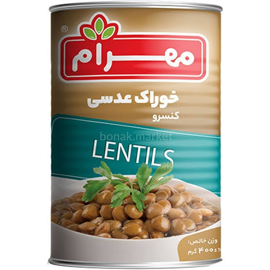 کنسرو عدسي ايزي اوپن مهرام 400 گرم